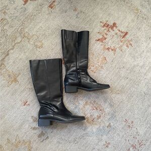 Vintage Y2K square toe boots - size 9